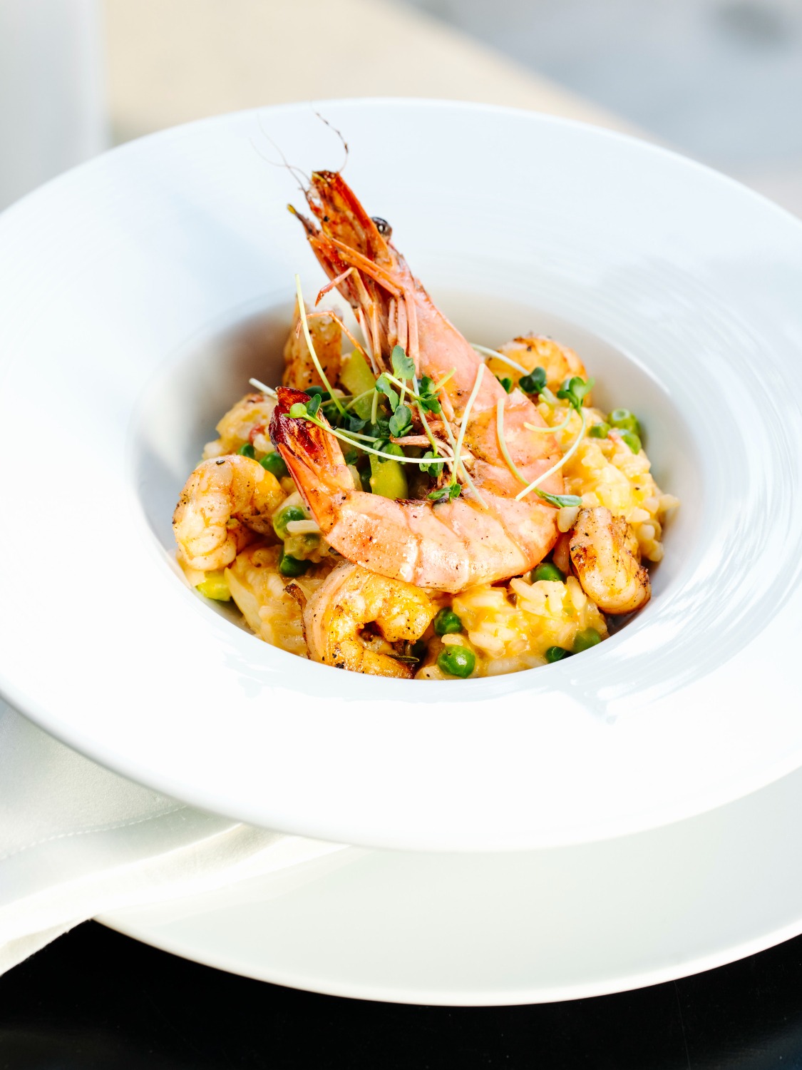 Prawn risotto